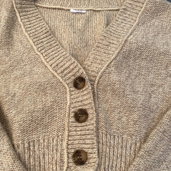 GARAGE CROP SWEATER WITH BUTTONS - Picture 2 of 2